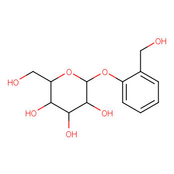 水杨甙化学结构式