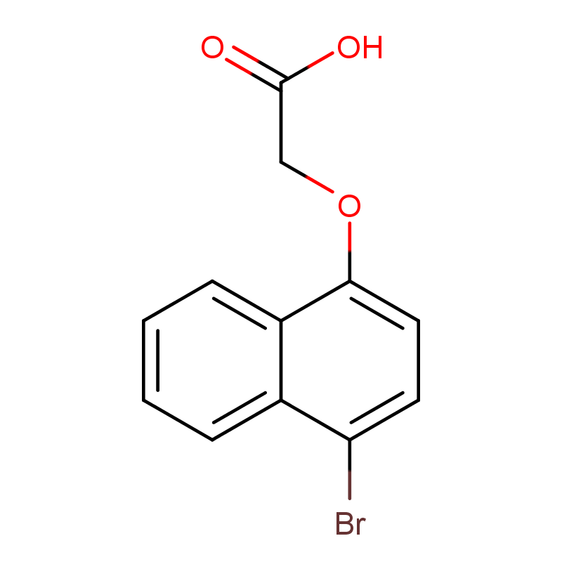 2-((4-溴萘-1-基)氧基)乙酸 CAS号:82746-69-8科研及生产专用 高校及研究所支持货到付款