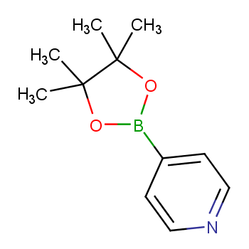 4-吡啶硼酸频哪醇酯化学结构式