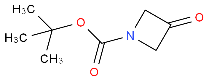 tert-Butyl 3-oxoazetidine-1-carboxylate structure