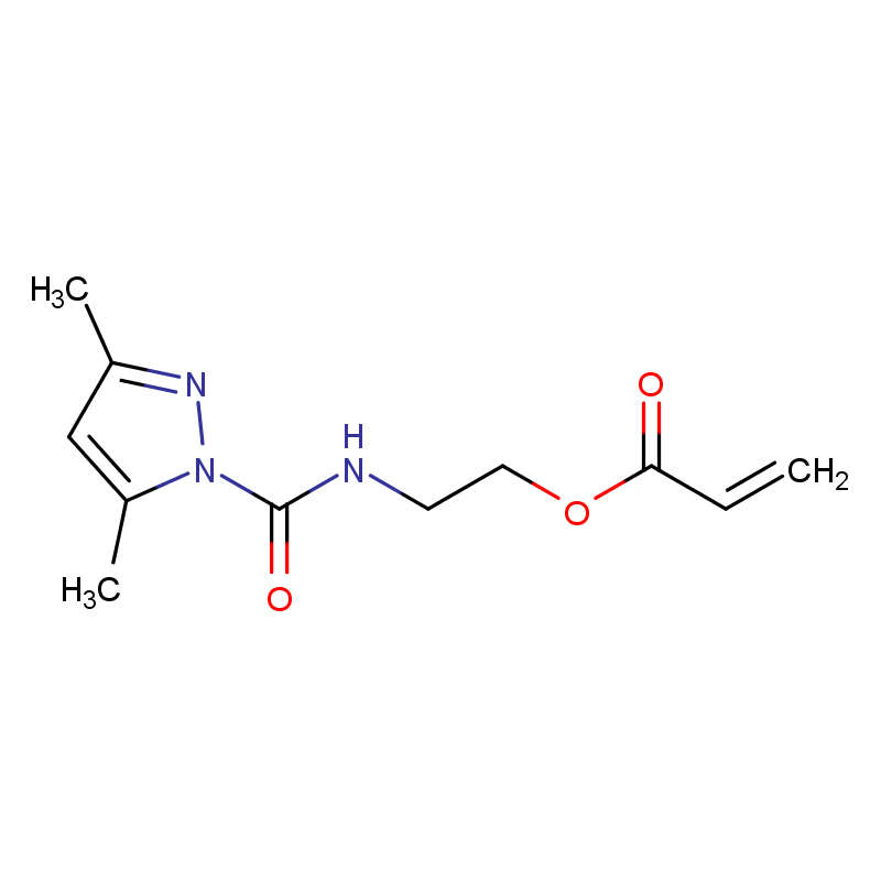 2-[(3,5-二甲基-1-H-吡唑基)羧氨基]乙基丙烯酸酯