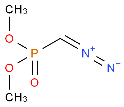 P - (重氮甲基)磷酸二甲酯化学结构式