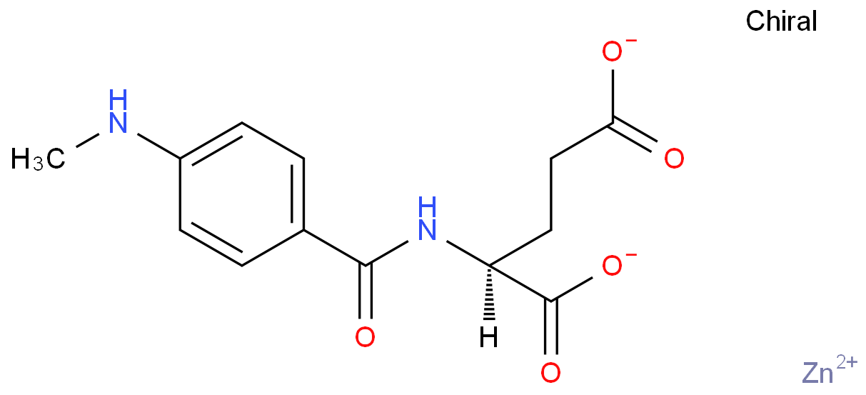 对甲氨基苯甲酰谷氨酸锌盐 产品图片