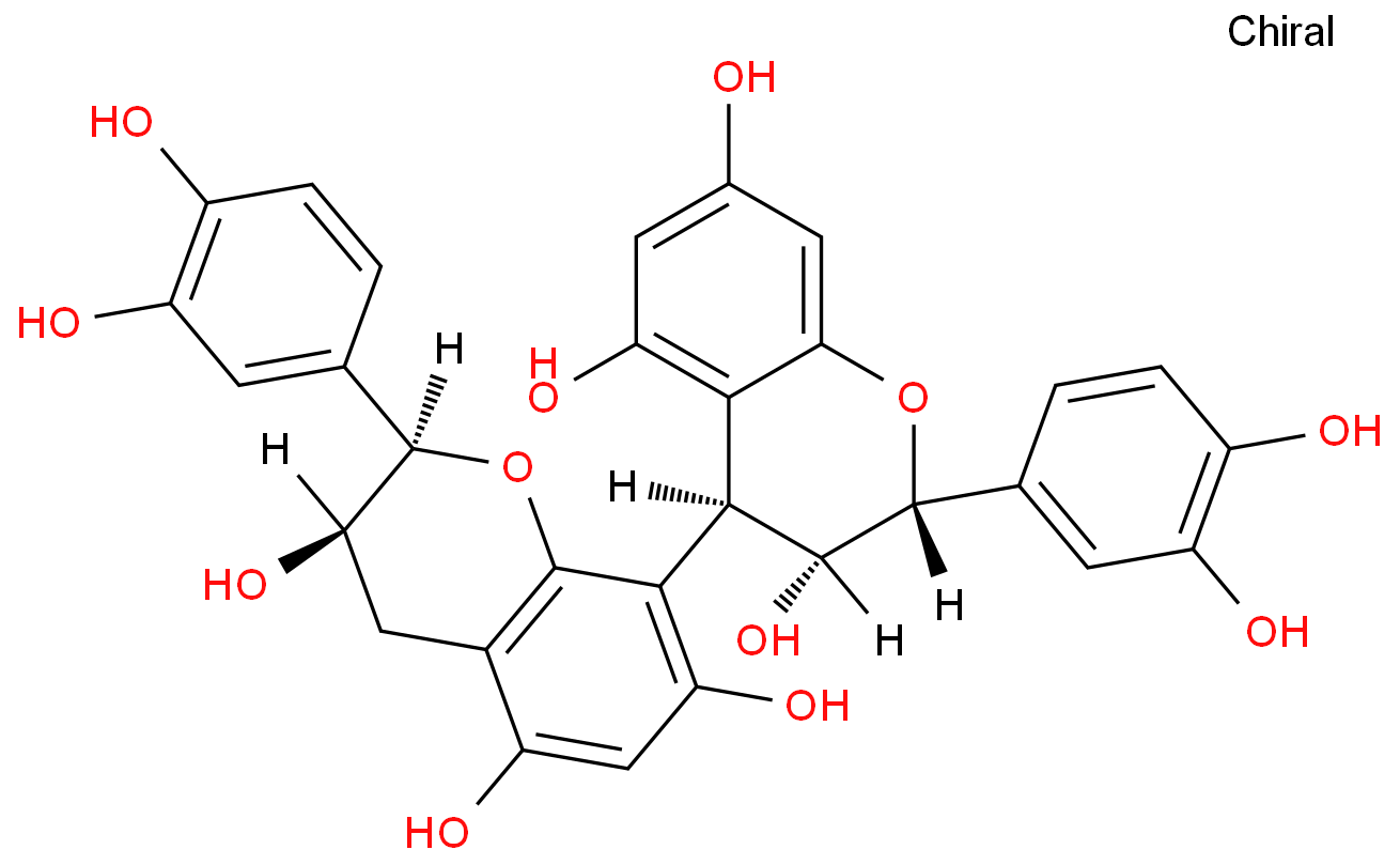 原花青素 B2化学结构式