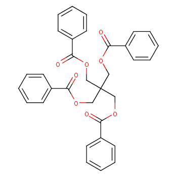 季戊四醇四苯甲酸酯化学结构式