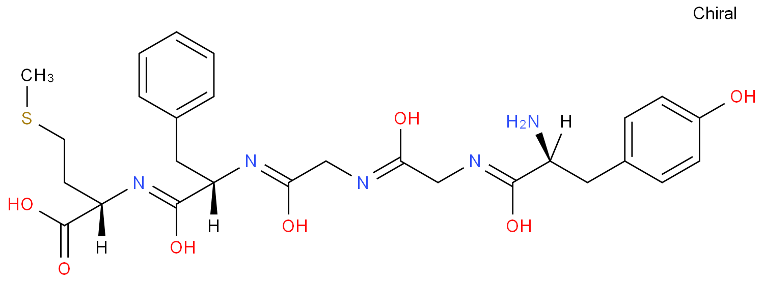 2-[[2-[[2-[[2-[[2-amino-3-(4-hydroxyphenyl)propanoyl]amino]acetyl]amino]acetyl]amino]-3-phenylpropanoyl]amino]-4-methylsulfanylbutanoic acid