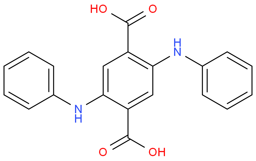 2,5-二(苯基氨基)-1,4-苯二甲酸CAS10109-95-2（专业试剂/现货优势供应，质量保证）