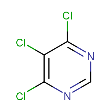 4,5,6-三氯嘧啶化学结构式