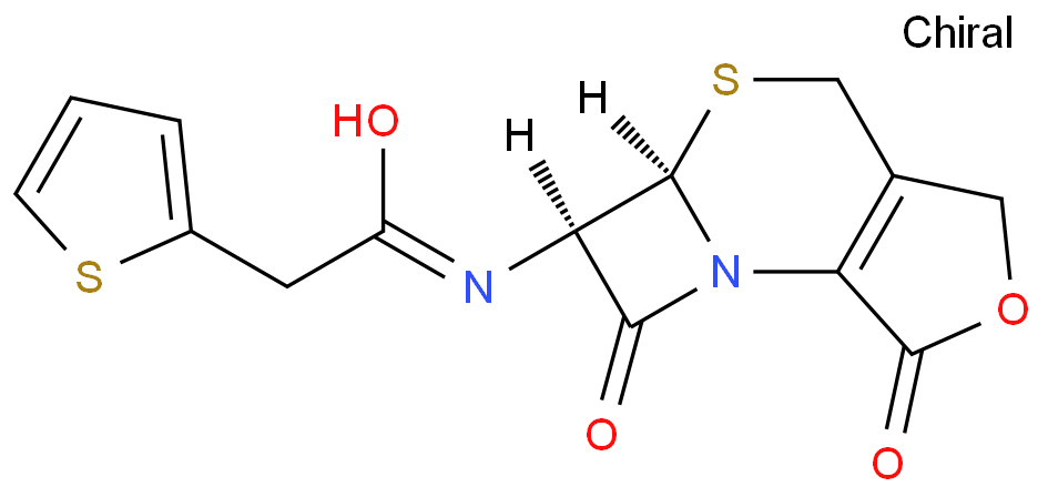 头孢噻吩杂质D化学结构式