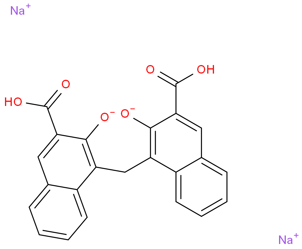 disodium,3-carboxy-1-[(3-carboxy-2-oxidonaphthalen-1-yl)methyl]naphthalen-2-olate