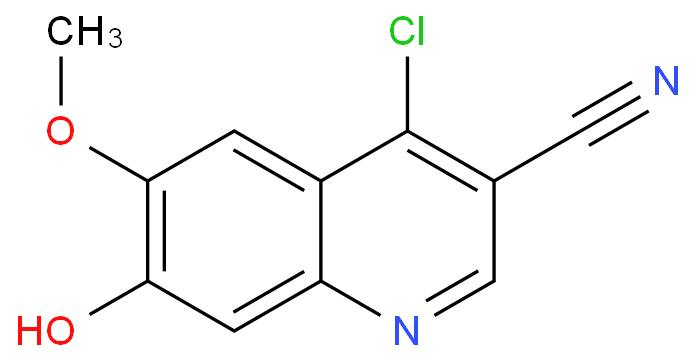 4-氯-3-氰基-7-羟基-6-甲氧基喹啉