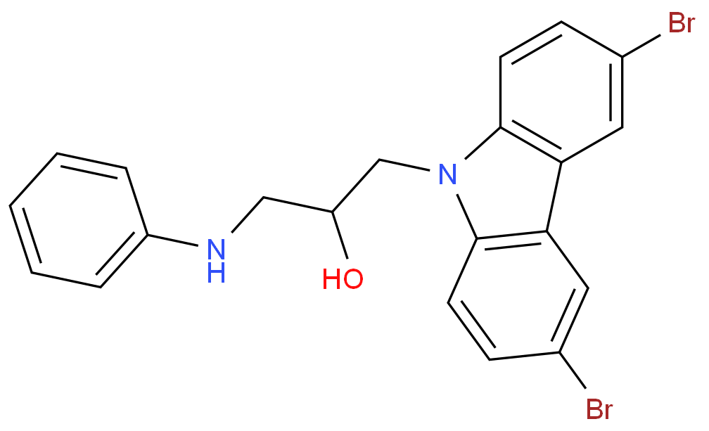1-anilino-3-(3,6-dibromocarbazol-9-yl)propan-2-ol
