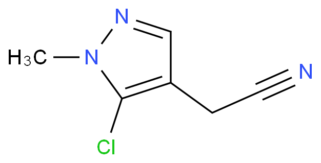 2-(5-氯-1-甲基-1H-吡唑-4-基)乙腈/1935147-91-3