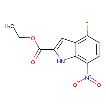 Ethyl 4-fluoro-7-nitro-1H-indole-2-carboxylate
