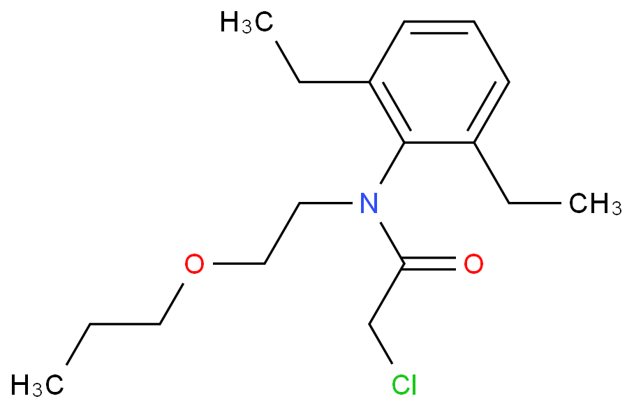 丙草胺化学结构式