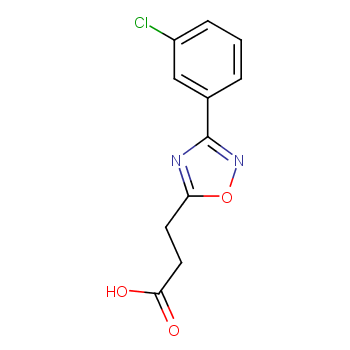 3-[3-(3-CHLOROPHENYL)-1,2,4-OXADIAZOL-5-YL]PROPANOIC ACID
