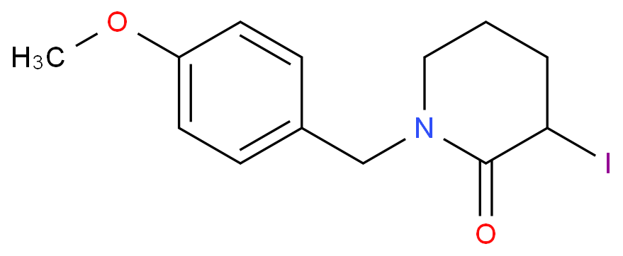 3-iodo-1-(4-methoxybenzyl)piperidin-2-one  