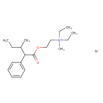 diethyl-methyl-[2-(3-methyl-2-phenylpentanoyl)oxyethyl]azanium;bromide