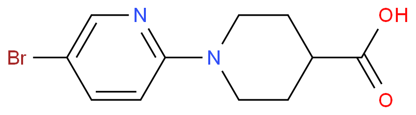 1-(5-Bromopyridin-2-yl)piperidine-4-carboxylic acid;5-Bromo-2-(4-carboxypiperidino)pyridine