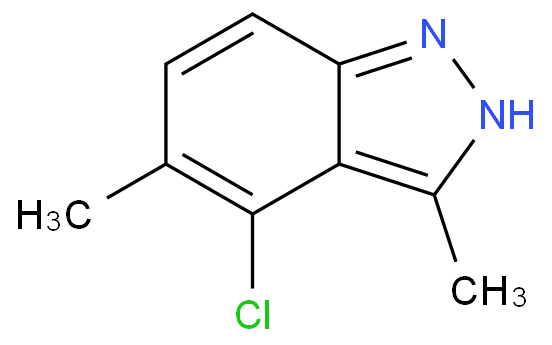 4-chloro-3,5-dimethyl-1H-Indazole  