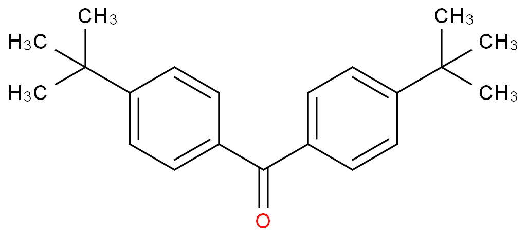 二(4-叔丁基苯基)甲酮化学结构式