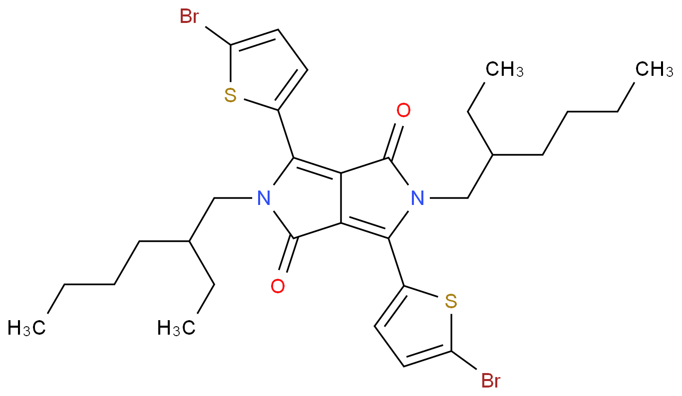 1,4-bis(5-bromothiophen-2-yl)-2,5-bis(2-ethylhexyl)pyrrolo[3,4-c]pyrrole-3,6-dione