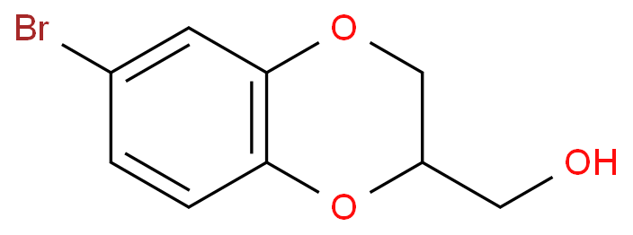 (6-溴-2,3-二氢苯并[B][1,4]二噁-2-基)甲醇 产品图片