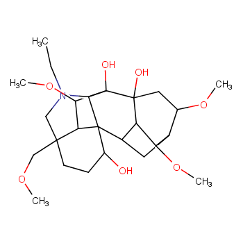 (1α,6β,8ξ,14α,16β,17R)-20-Ethyl-6,14,16-trimethoxy-4-(methoxymeth yl)aconitane-1,7,8-triol