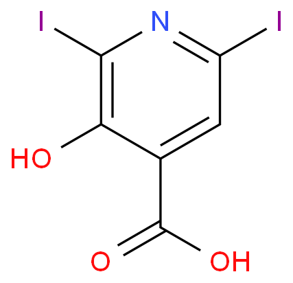 3-hydroxy-2,6-diiodo-4-pyridinecarboxylic acid
