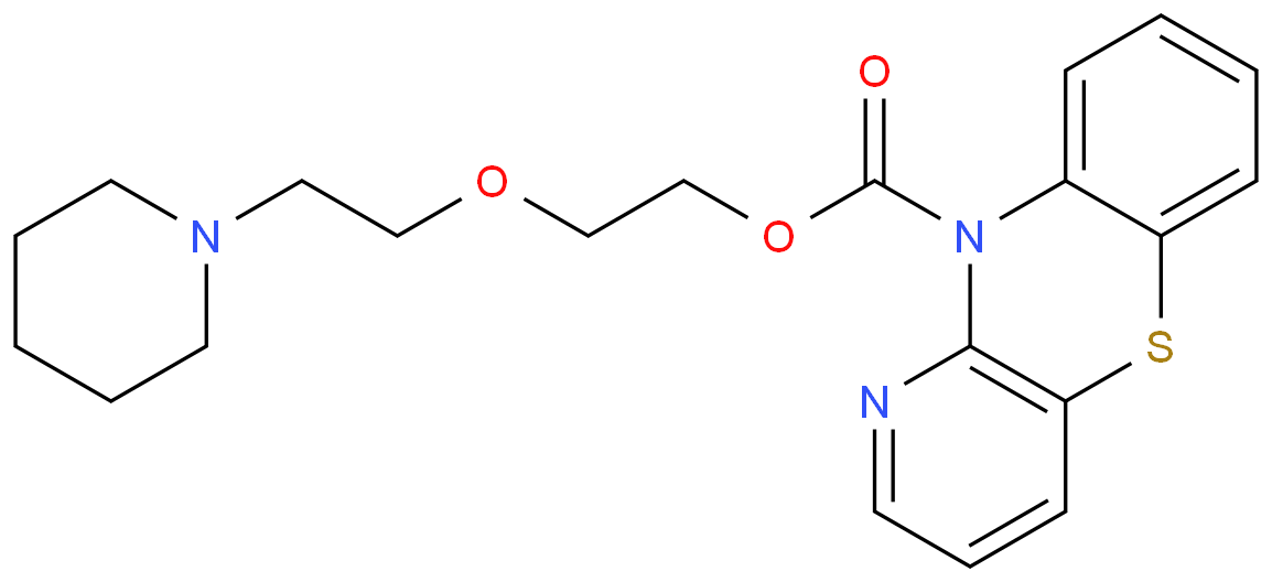 10H-Pyrido[3,2-b][1,4]benzothiazine-10-carboxylicacid, 2-[2-(1-piperidinyl)ethoxy]ethyl ester  