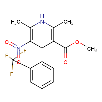 2,6-二甲基-5-硝基-4-(2-(三氟甲基)苯基)-1,4-二氢吡啶-3-羧酸甲酯/71145-03-4
