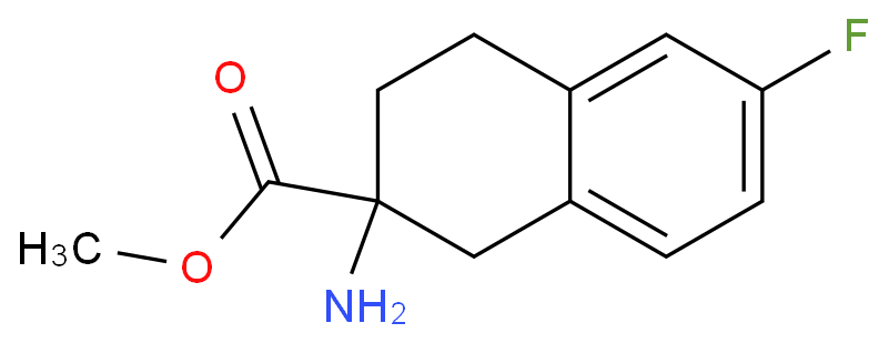 2-amino-6-fluoro-1-2-3-4-tetrahydro-naphthalene-2-carboxylic-acid