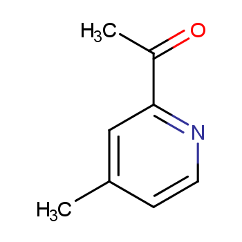 2-乙酰-4-甲基吡啶化学结构式