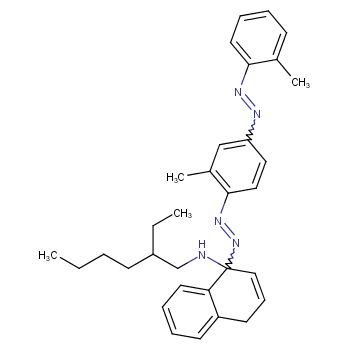 N-(2-ethylhexyl)-1-[2-methyl-4-(2-methylphenyl)diazenyl-phenyl]diazenyl-4H-naphthalen-1-amine  