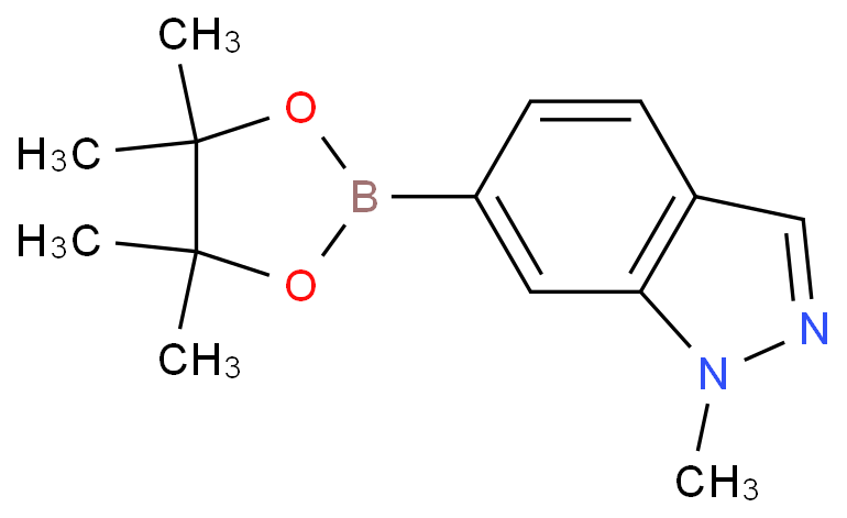 1H-Indazole, 1-Methyl-6-(4,4,5,5-tetraMethyl-1,3,2-dioxaborolan-2-yl)-  