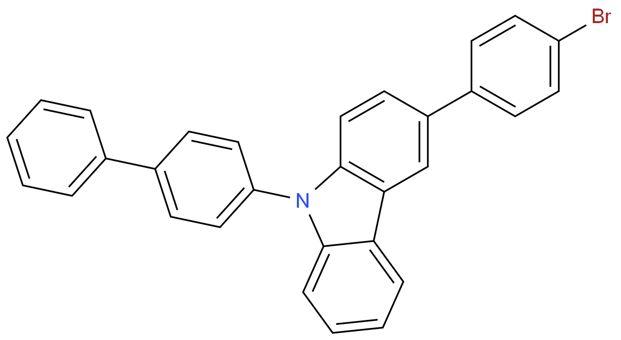 9-(1,1-Biphenyl)-4-yl-3-(4-bromophenyl)carbazole  
