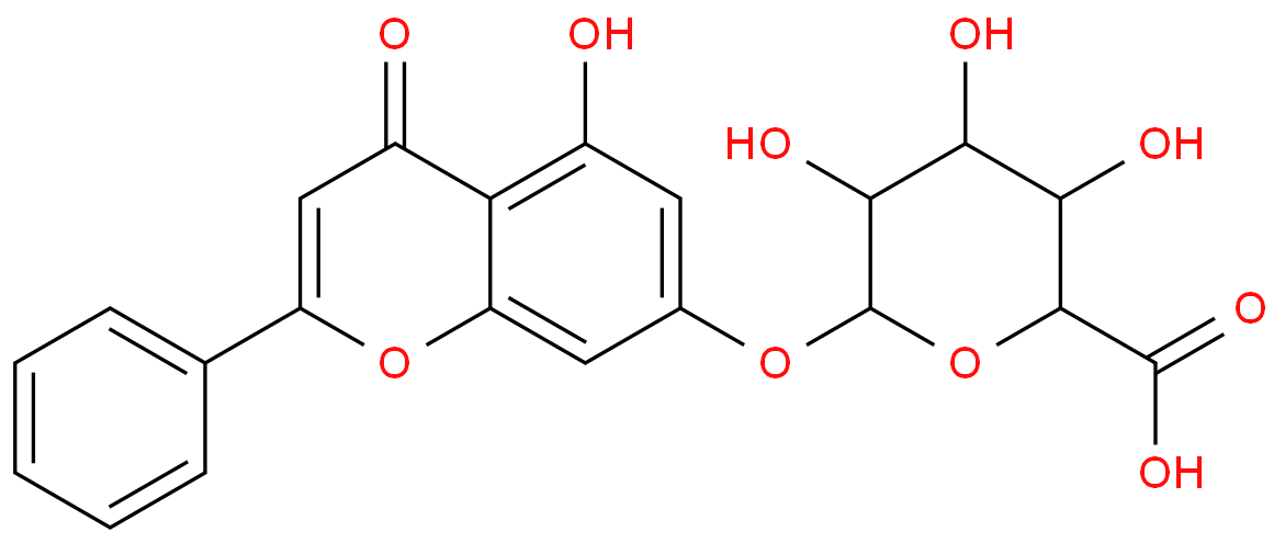 Chrysin-7-O-Beta-D-glucoronide