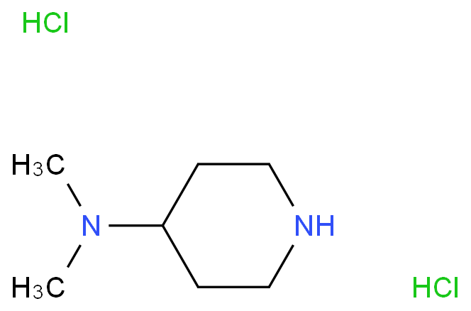 4-二甲氨基哌啶二盐酸盐化学结构式