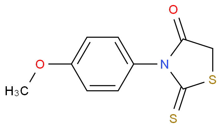 3-(4-甲氧基苯基)-2-硫酮-1,3-噻唑啉-4-酮CAS:5350-09-4