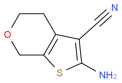 2-AMINO-4,7-DIHYDRO-5H-THIENO[2,3-C]PYRAN-3-CARBONITRILE  