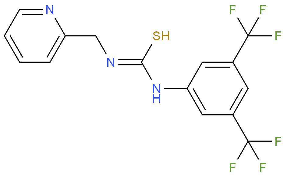 1-(3,5-BIS(TRIFLUOROMETHYL)PHENYL)-3-(2-PYRIDYLMETHYL)THIOUREA
