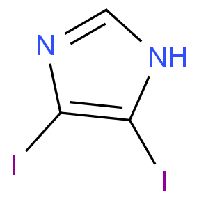 4,5-二碘-1H-咪唑化学结构式