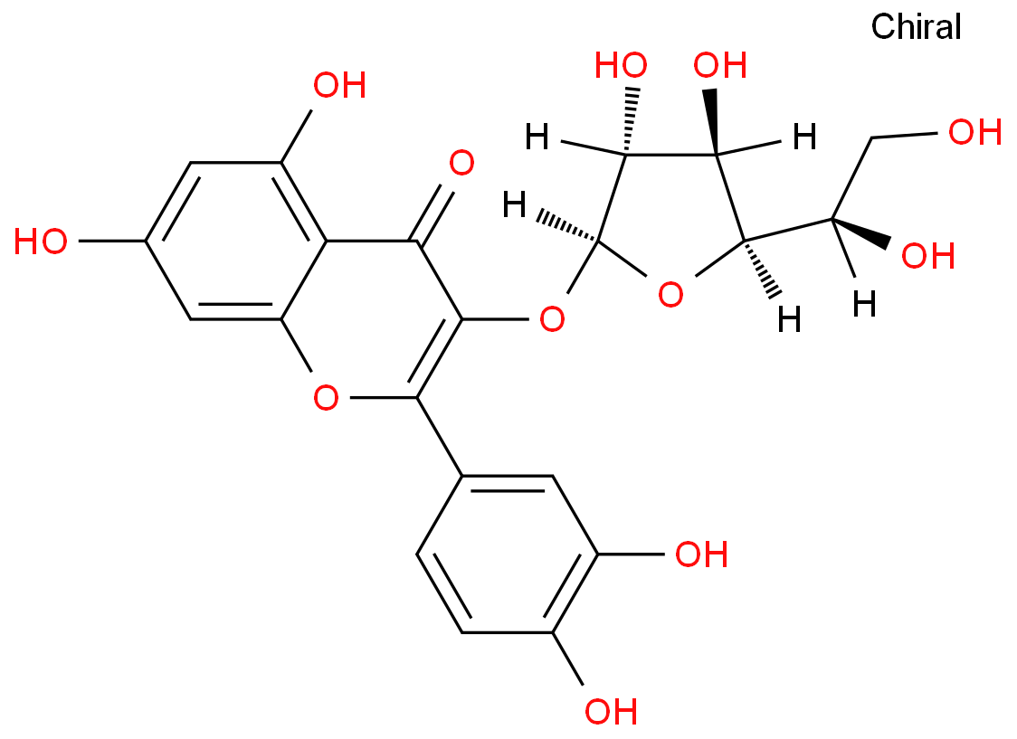 quercetin 3-O--D-glucofuranoside