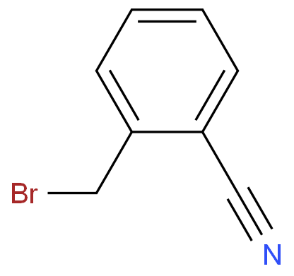 2-氰基溴苄化学结构式