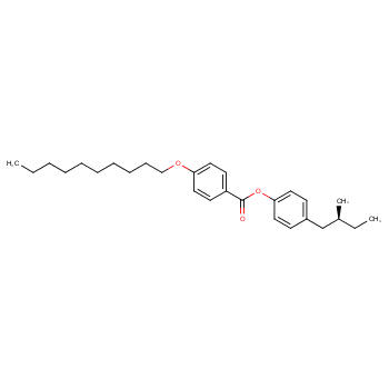 p-(2-methylbutyl)phenyl (S)-4-(decyloxy)benzoate