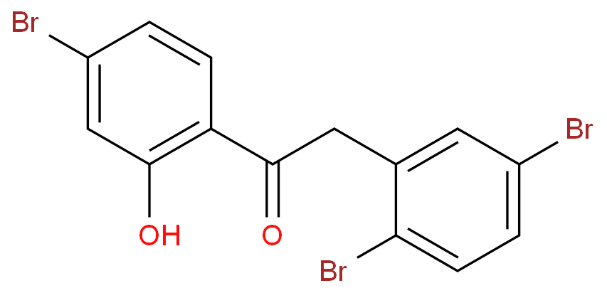 Ethanone, 1-(4-bromo-2-hydroxyphenyl)-2-(2,5-dibromophenyl)-