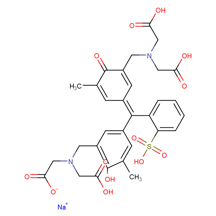 Xylenol Orange sodium salt structure