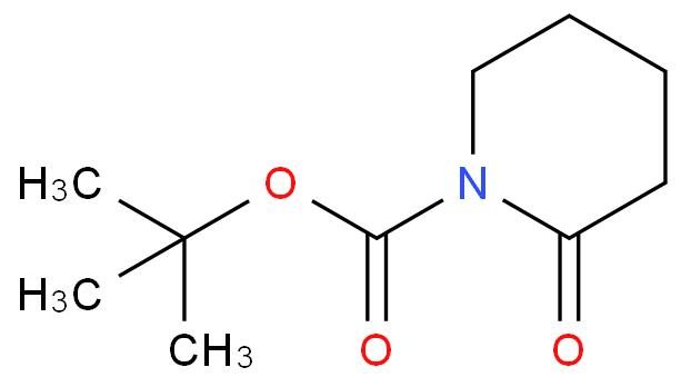 1-Boc-2-哌啶酮化学结构式