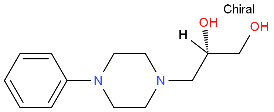 左羟丙哌嗪化学结构式