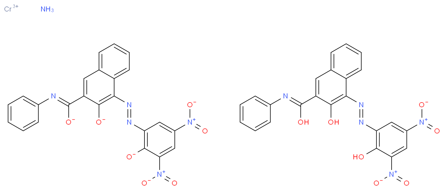 Chromat, bis(3-hydroxy-4-((2-hydroxy-3,5-dinitrophenyl)azo)-N-phenyl-2-naphthalencarboxamidato(2-))-, ammonium